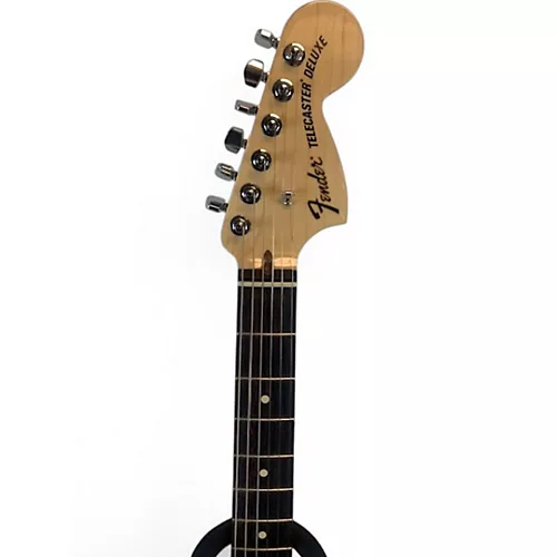 Used Fender Deluxe Mod Telecaster Surf Green Solid Body Electric Guitar Surf Green - musicians--Friend