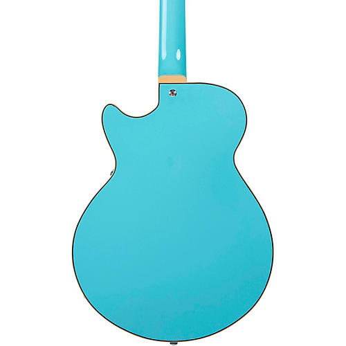 D'Angelico Premier SS Semi-Hollow Electric Guitar Sky Blue - musicians--Friend
