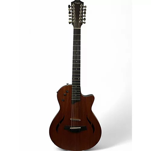 Used Taylor T5 12 CLASSIC Mahogany 12 String Acoustic Electric Guitar Mahogany - musicians--Friend
