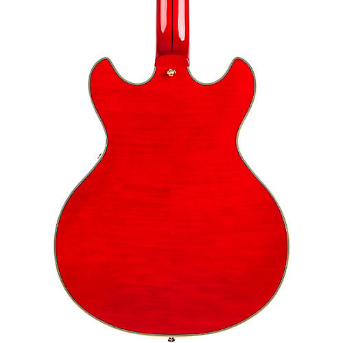 D'Angelico Excel Mini DC Semi-Hollow Electric Guitar Viola - musicians--Friend