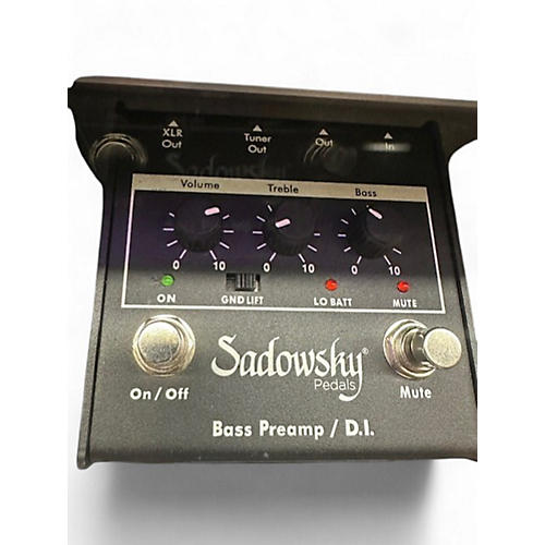 Used Sadowsky Pedals Bass Preamp / DI Bass Effect Pedal - musicians--Friend