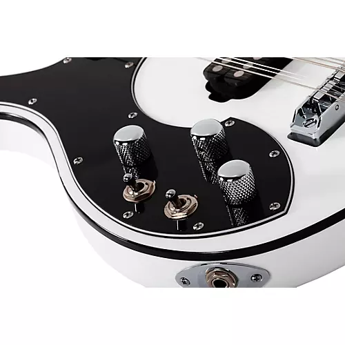 Schecter Guitar Research Stargazer-12 LH 12-String Electric Bass Gloss White - musicians--Friend