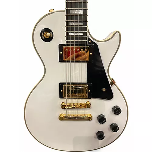 Used Epiphone Les Paul  Inspired by Gibson Custom Alpine White Solid Body Electric Guitar Alpine White - musicians--Friend
