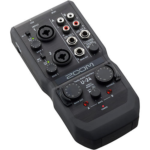 Zoom U-24 Handy Audio Interface - musicians--Friend