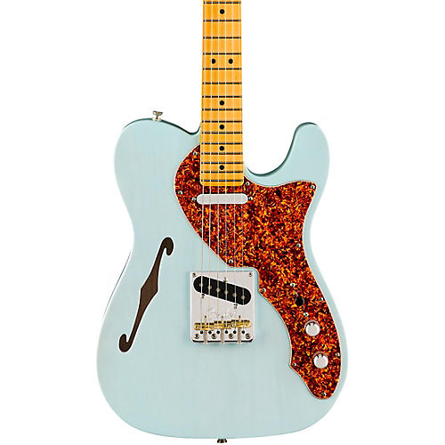 Fender American Professional II Telecaster Thinline Limited-Edition Electric Guitar Transparent Shell Pink - musicians--Friend