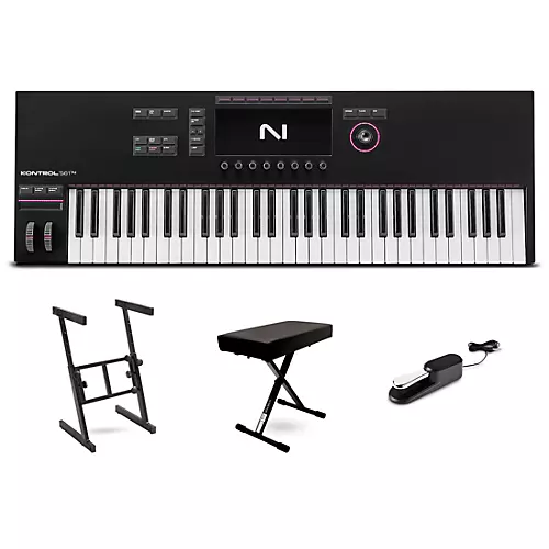 Native Instruments Kontrol S61 MK3 61-Key MIDI Keyboard Controller Essentials Bundle - musicians--Friend