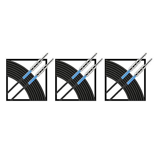Livewire Advantage Instrument Cable Regular 10 ft. Black 3-Pack - musicians--Friend