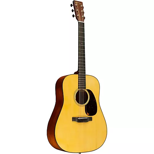 Martin Custom Shop 18 Style Adirondack Spruce-Mahogany Dreadnought Acoustic-Electric Guitar Natural - musicians--Friend