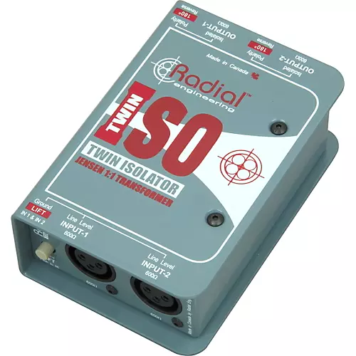 Radial Engineering TWIN ISO Passive Line-Level Isolator - musicians--Friend
