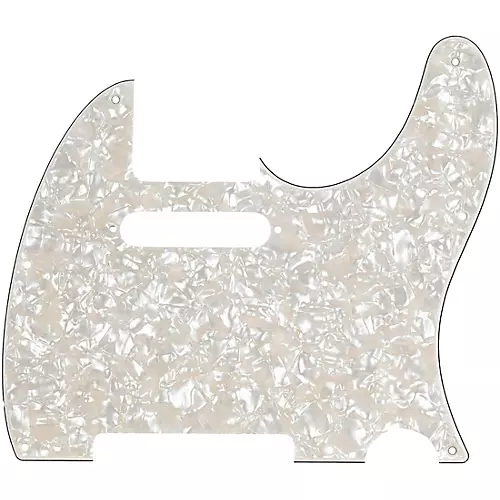 Fender 8 Hole Mount Multi Ply Telecaster Pickguards White - musicians--Friend