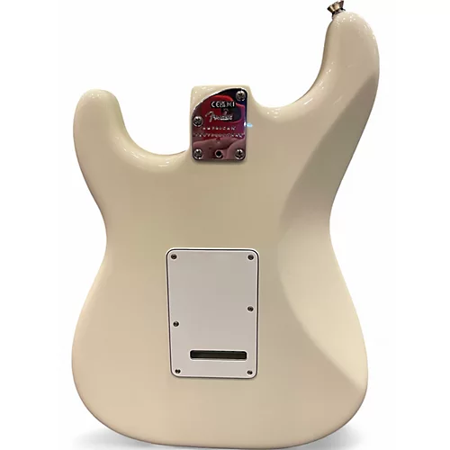 Used 2024 Fender American Professional II Stratocaster Olympic White Solid Body Electric Guitar Olympic White - musicians--Friend