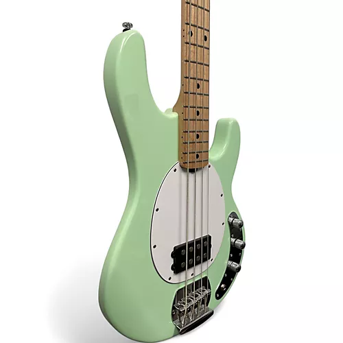 Used Sterling by Music Man Ray4 Mint Green Electric Bass Guitar Mint Green - musicians--Friend