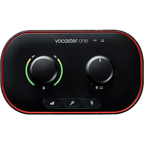 Focusrite Vocaster One Podcasting Interface for Solo Content Creators - musicians--Friend