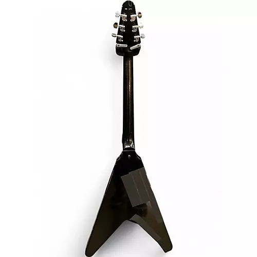 Used 2023 Gibson Custom Shop Murphy Lab Kirk Hammett 1979 Flying V Ebony Solid Body Electric Guitar Ebony - musicians--Friend