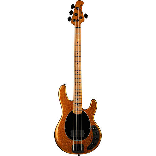 Ernie Ball Music Man DarkRay 4-String Electric Bass Guitar Gold Bar - musicians--Friend