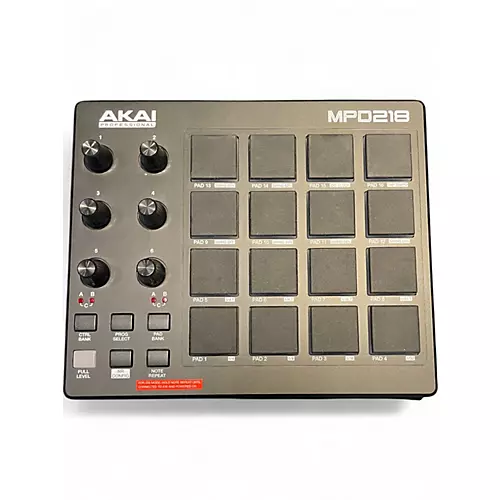 Used Akai Professional MPD218 MIDI Controller - musicians--Friend