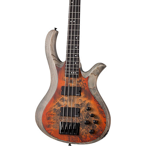 Schecter Guitar Research Riot-4 Bass Aurora Burst - musicians--Friend