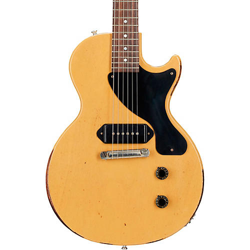Gibson Custom Murphy Lab 1957 Les Paul Junior Single-Cut Reissue Heavy Aged Electric Guitar TV Yellow - musicians--Friend