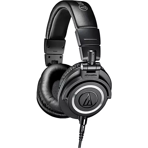 Audio-Technica ATH-M50x Closed-Back Studio Monitoring Headphones Black - musicians--Friend