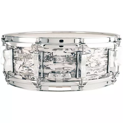 Ludwig Classic Maple Snare Drum - White Abalone 14 x 5 in. - musicians--Friend
