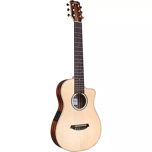 Cordoba Mini II EB-CE Mini Acoustic-Electric Guitar Natural - musicians--Friend