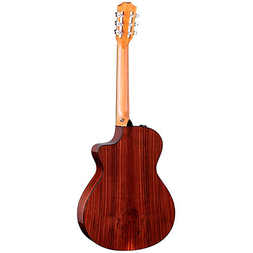 Taylor 212ce-N Plus Grand Concert Nylon-String Acoustic-Electric Guitar Natural - musicians--Friend