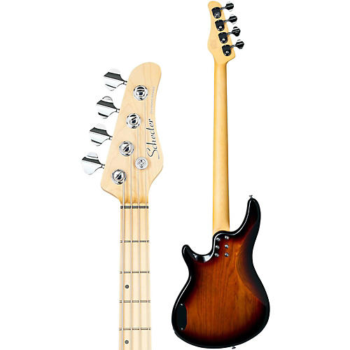 Schecter Guitar Research CV-4 Electric Bass Guitar Gloss Natural - musicians--Friend