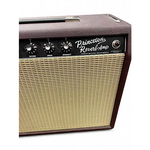 Used Fender 1968 Custom Princeton Reverb 12W 1x10 Tube Guitar Combo Amp - musicians--Friend