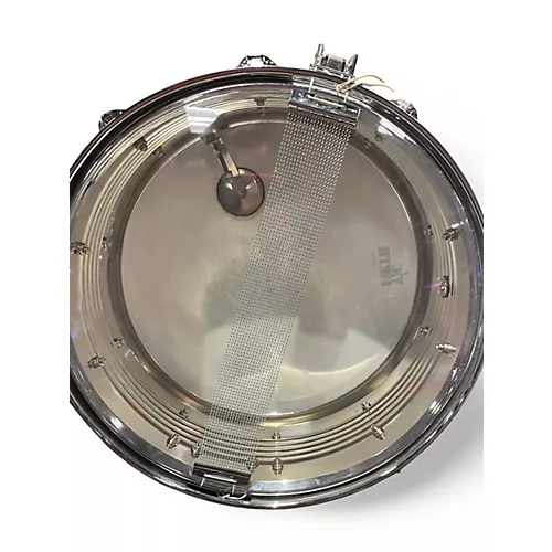Used Vic Firth 5.5X14 14X5.5 V6705 Snare Drum Kit Drum Steel Silver Drum Silver 10 - musicians--Friend