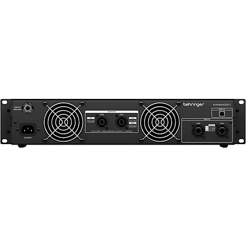 Behringer NX6000D 6,000W Power Amplifier With DSP - musicians--Friend