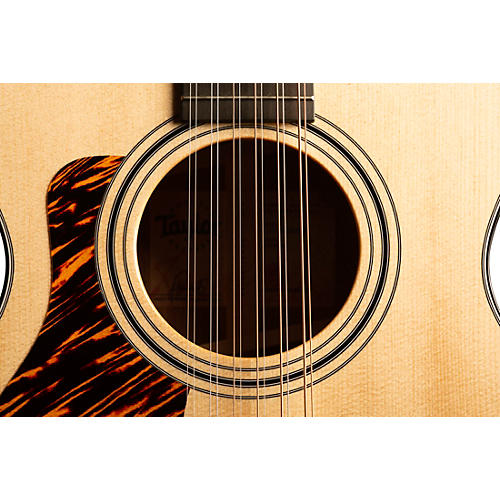 Taylor 352ce 12-Fret 12-String Left-Handed Grand Concert Acoustic-Electric Guitar Natural - musicians--Friend