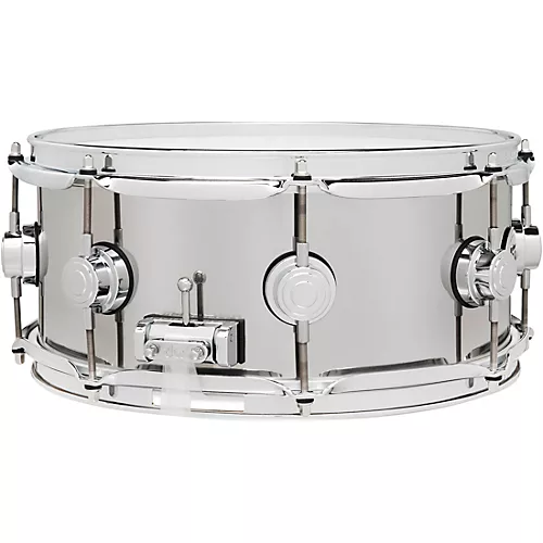 DW Collector's Series Stainless Steel Snare Drum 14 x 4.5 in. - musicians--Friend