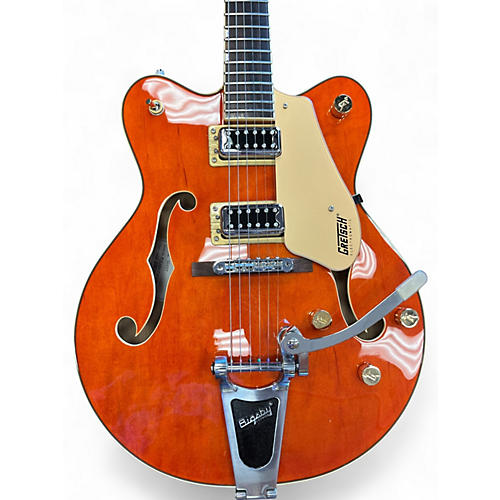Used Gretsch Guitars G5422T Electromatic Orange Hollow Body Electric Guitar Orange - musicians--Friend