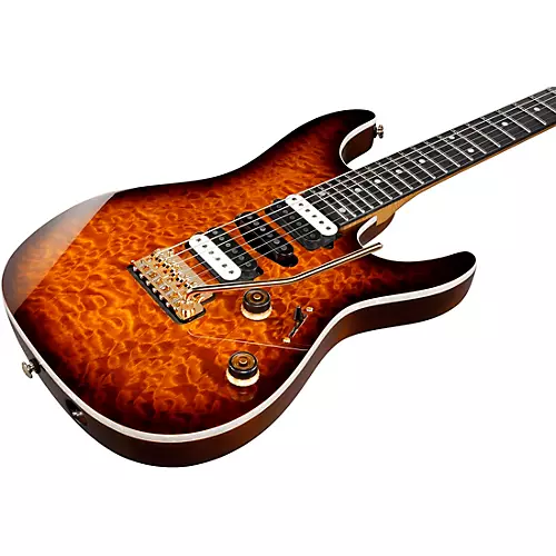 Ibanez AZ47P1Q Premium Electric Guitar Dragon Eye Burst - musicians--Friend