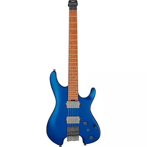Ibanez Q52 Q Headless 6-String Electric Guitar Laser Blue Matte - musicians--Friend