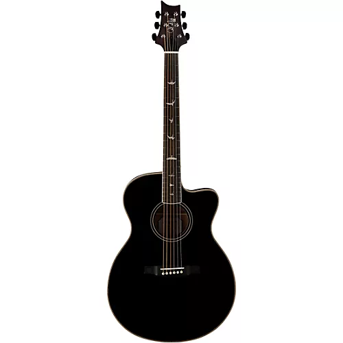 PRS SE A20E All-Mahogany Acoustic-Electric Guitar Black - musicians--Friend