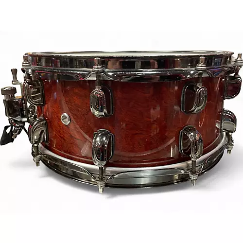 Used TAMA 6.5X14 SLP BUBINGA NATURAL QUILTED BUBINGA  Drum NATURAL QUILTED BUBINGA  15 - musicians--Friend