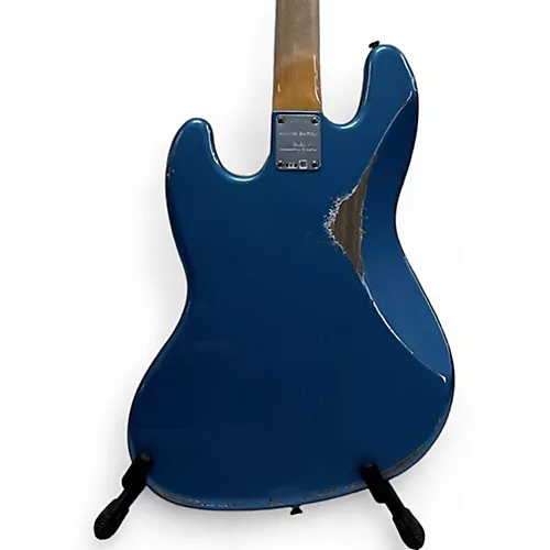 Used 2021 Fender 1960 Jazz Bass Relic Limited Lake Placid Blue Electric Bass Guitar Lake Placid Blue - musicians--Friend