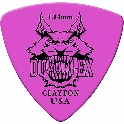 Clayton Duraplex Delrin Rounded Triangle Picks 1 Dozen .88 mm - musicians--Friend
