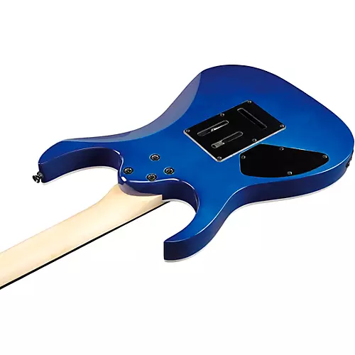 Ibanez GRG120QASP GRG Series 6-String Electric Guitar Transparent Blue Gradation - musicians--Friend