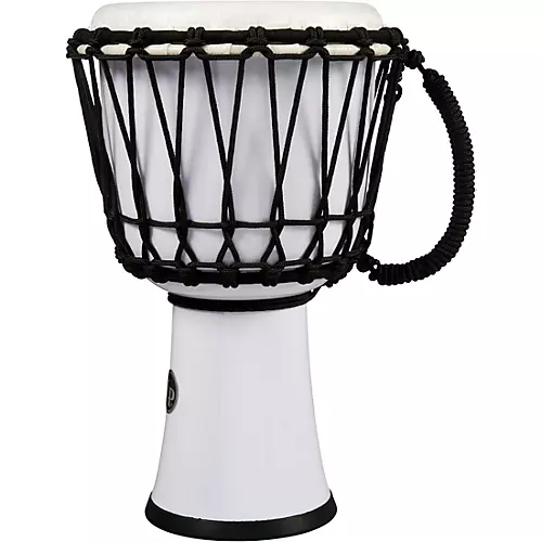 LP World Rope-Tuned Circle Djembe, 7 in. Blue Marble - musicians--Friend