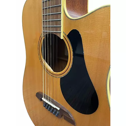 Used Alvarez AD6012Ce Artist Series  Antique Amber 12 String Acoustic Guitar Antique Amber - musicians--Friend