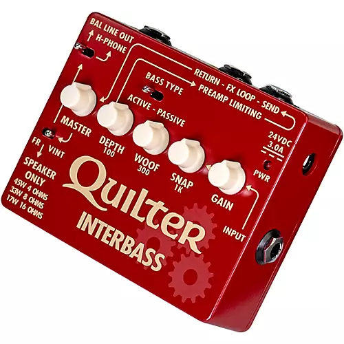 Quilter Labs InterBass 45W Bass Amp Pedal - musicians--Friend