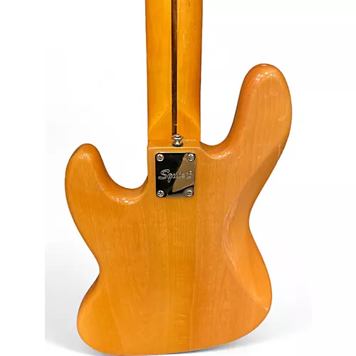 Used Squier Classic Vibe 70s Jazz Bass V Natural Electric Bass Guitar Natural - musicians--Friend