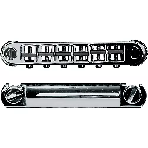 TonePros Metric Locking Tune-o-matic/Tailpiece Set (large posts) Black - musicians--Friend