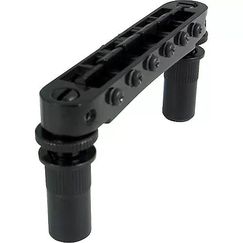 TonePros Metric Locking Tune-O-Matic Bridge (large posts) Black - musicians--Friend