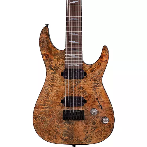 Schecter Guitar Research Omen Elite 7-String Electric Guitar See-Thru Blue Burst - musicians--Friend