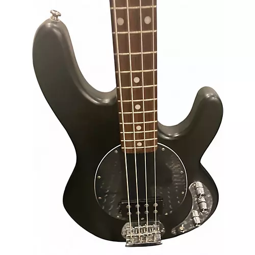 Used Sterling by Music Man STINGRAY RAY4 Trans Black Electric Bass Guitar Trans Black - musicians--Friend