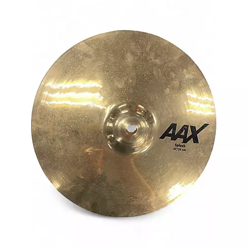 Used SABIAN 10in AAX Splash Brilliant Cymbal 28 - musicians--Friend