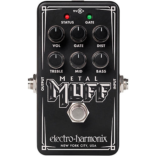 Electro-Harmonix Nano Metal Muff Distortion Effects Pedal Black - musicians--Friend